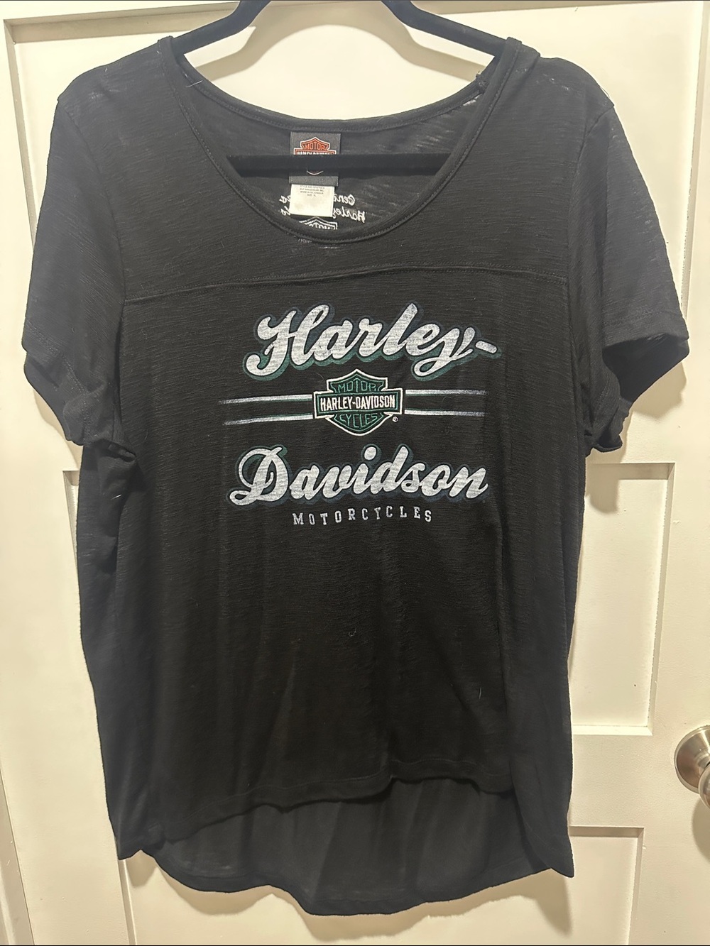 Harley-Davidson Women's Black Logo Tee